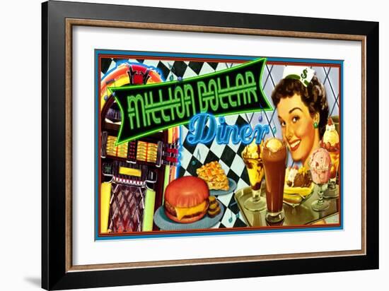 Million Dollar Diner-Kate Ward Thacker-Framed Giclee Print