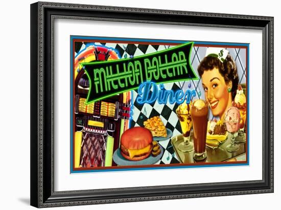 Million Dollar Diner-Kate Ward Thacker-Framed Giclee Print