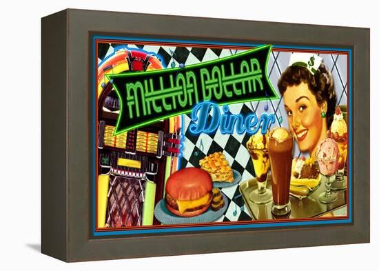 Million Dollar Diner-Kate Ward Thacker-Framed Premier Image Canvas