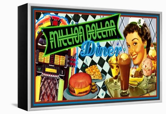 Million Dollar Diner-Kate Ward Thacker-Framed Premier Image Canvas