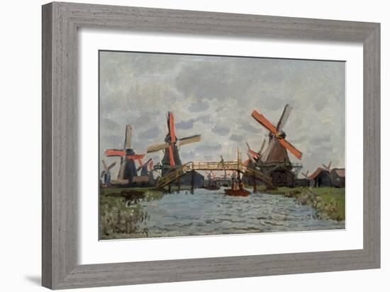 Mills, 1871-Claude Monet-Framed Giclee Print