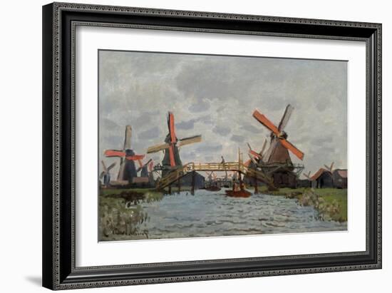 Mills, 1871-Claude Monet-Framed Giclee Print