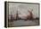 Mills at Westzijderveld Near Zaandam, 1871-Claude Monet-Framed Premier Image Canvas