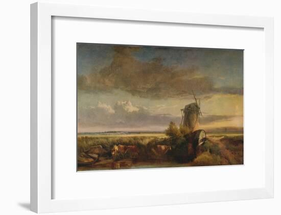 Mills on the Fens, c1853-Henry Bright-Framed Giclee Print