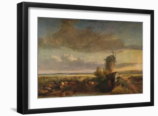 Mills on the Fens, c1853-Henry Bright-Framed Giclee Print