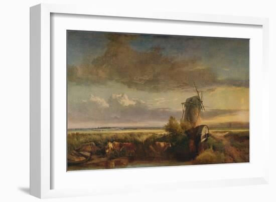 Mills on the Fens, c1853-Henry Bright-Framed Giclee Print