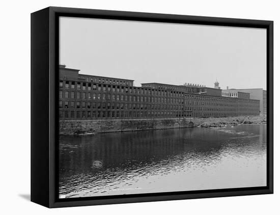 Mills on the Merrimack River, Lowell, Massachusetts, C.1908-null-Framed Premier Image Canvas