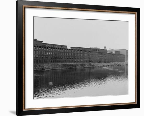 Mills on the Merrimack River, Lowell, Massachusetts, C.1908--Framed Photographic Print