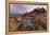 Millstone Amongst Heather and Lichen Covered Boulders at Dawn-Eleanor Scriven-Framed Premier Image Canvas