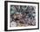 Millstone in the Park of the Chateau Noir-Paul Cézanne-Framed Giclee Print