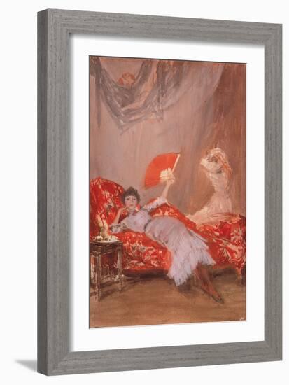 Milly Fitch-James Abbott McNeill Whistler-Framed Art Print