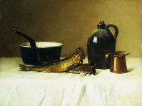 Still Life with Herring, Pot, Jug and Measure, 1908 (Oil on Canvas)-Milne Ramsey-Giclee Print