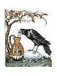 Aesop: Crow and Pitcher-Milo Winter-Giclee Print