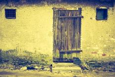 Old House Wall with Wooden Dors-Milosz_G-Photographic Print