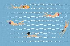 Background with Swimming Pool-Milovelen-Art Print