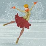 Beautiful Ice Skater-Milovelen-Art Print