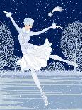 Beautiful Ice Skater-Milovelen-Framed Art Print