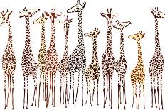 Giraffes-Milovelen-Art Print