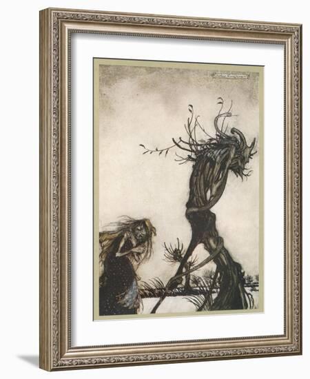 Milton, Comus-Arthur Rackham-Framed Art Print