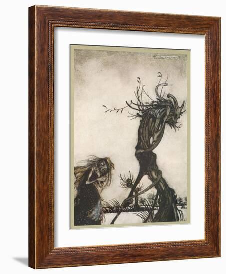 Milton, Comus-Arthur Rackham-Framed Art Print