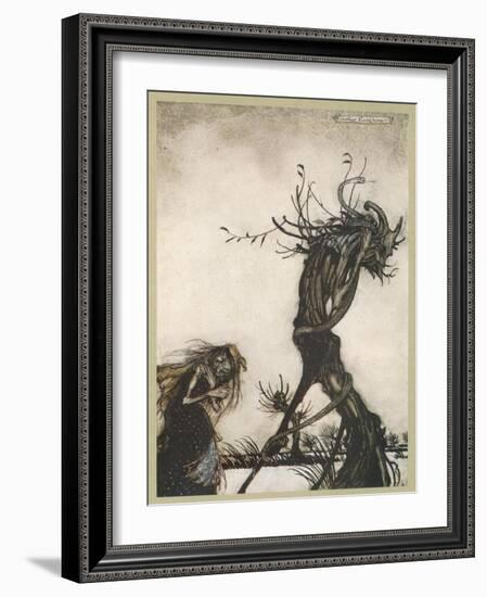 Milton, Comus-Arthur Rackham-Framed Art Print