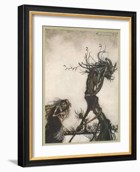 Milton, Comus-Arthur Rackham-Framed Art Print