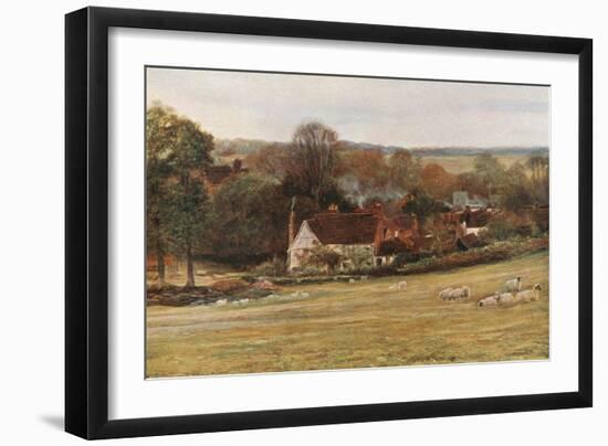 Milton's Cottage and Garden, Chalfont St Giles-Francis S. Walker-Framed Giclee Print