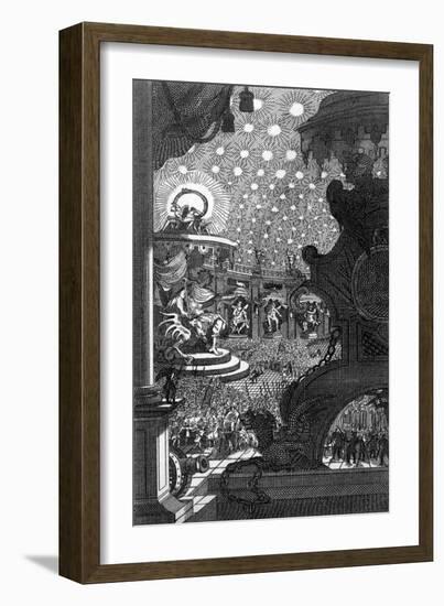 Milton's Paradise Lost by William Hogarth-William Hogarth-Framed Giclee Print