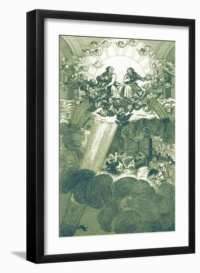 Milton's Paradise Lost by William Hogarth-William Hogarth-Framed Giclee Print