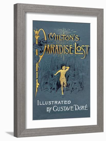 Milton's Paradise Lost-Gustave Doré-Framed Art Print