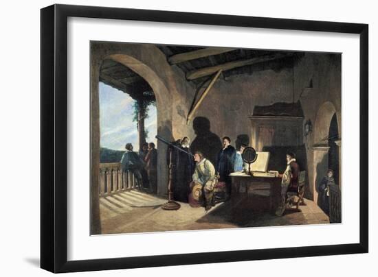 Milton Visiting Galileo-null-Framed Giclee Print