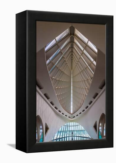 Milwaukee Art Museum Hall-Steve Gadomski-Framed Premier Image Canvas