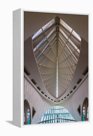 Milwaukee Art Museum Hall-Steve Gadomski-Framed Premier Image Canvas