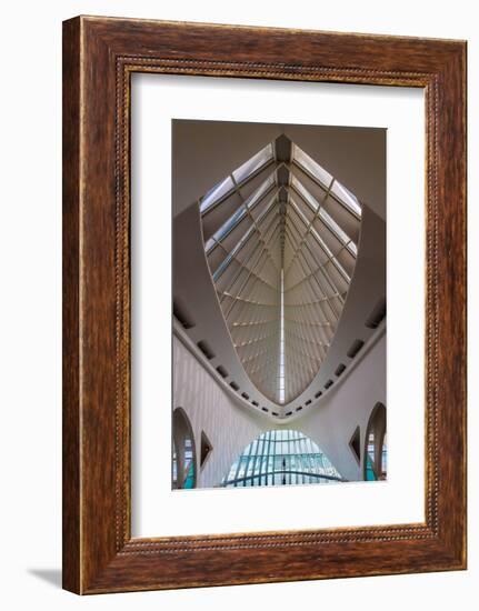 Milwaukee Art Museum Hall-Steve Gadomski-Framed Photographic Print