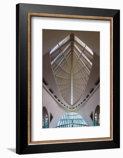 Milwaukee Art Museum Hall-Steve Gadomski-Framed Photographic Print