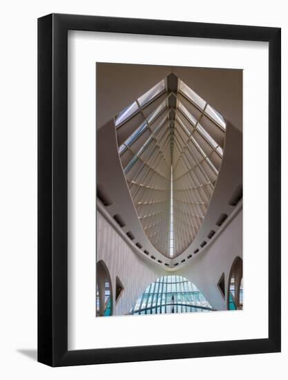 Milwaukee Art Museum Hall-Steve Gadomski-Framed Photographic Print