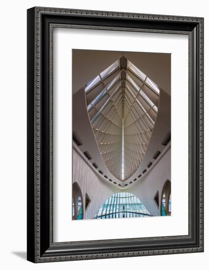 Milwaukee Art Museum Hall-Steve Gadomski-Framed Photographic Print