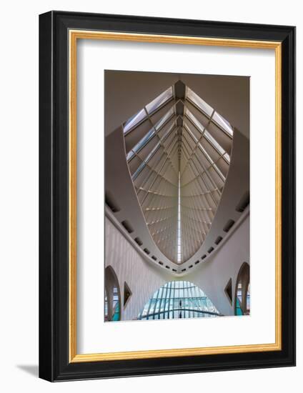 Milwaukee Art Museum Hall-Steve Gadomski-Framed Photographic Print