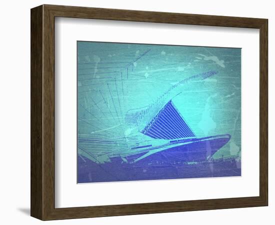 Milwaukee Art Museum-NaxArt-Framed Art Print