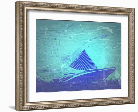 Milwaukee Art Museum-NaxArt-Framed Art Print