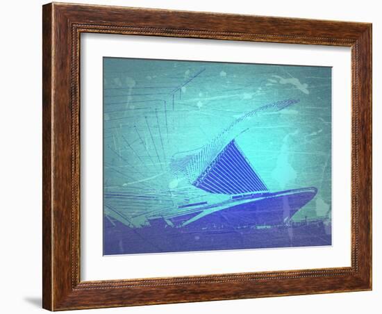 Milwaukee Art Museum-NaxArt-Framed Art Print