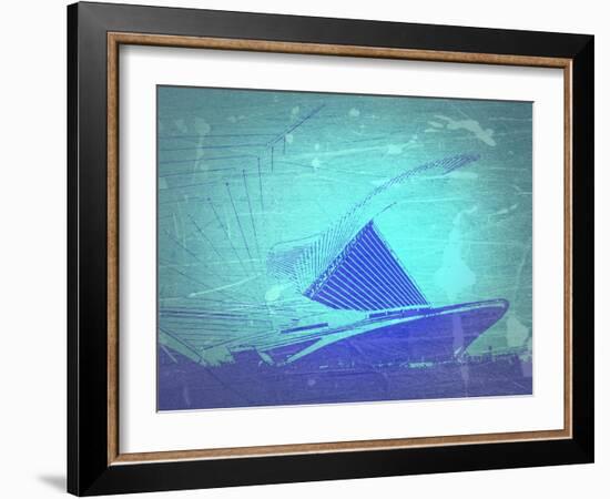 Milwaukee Art Museum-NaxArt-Framed Art Print