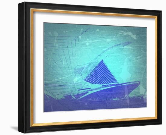 Milwaukee Art Museum-NaxArt-Framed Art Print