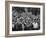 Milwaukee Braves Fans Jam the Streets to Welcome Team Back from Road Trip with Victory Parade-Francis Miller-Framed Photographic Print