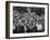 Milwaukee Braves Fans Jam the Streets to Welcome Team Back from Road Trip with Victory Parade-Francis Miller-Framed Photographic Print