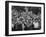 Milwaukee Braves Fans Jam the Streets to Welcome Team Back from Road Trip with Victory Parade-Francis Miller-Framed Photographic Print