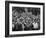 Milwaukee Braves Fans Jam the Streets to Welcome Team Back from Road Trip with Victory Parade-Francis Miller-Framed Photographic Print