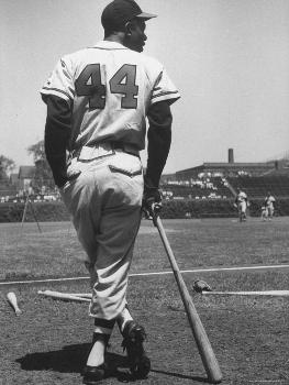 Hank Aaron of the Milwaukee Braves by Retro Images Archive