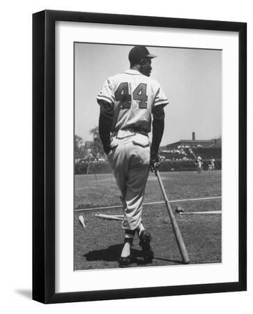 Milwaukee Braves Hank Aaron Sports Illustrated Cover Wood Print by