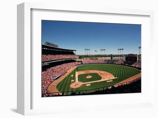 Milwaukee County Stadium-Ira Rosen-Framed Art Print